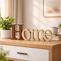 Διακοσμητικά Γράμματα “Home” – Μοντέρνα Επιτραπέζια Διακόσμηση